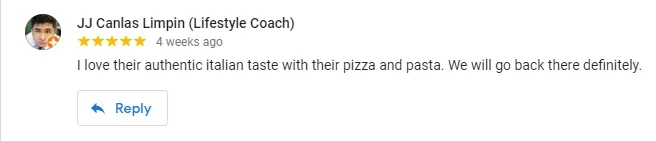Google customer review