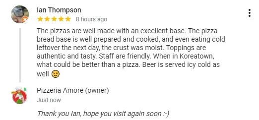 Google customer review