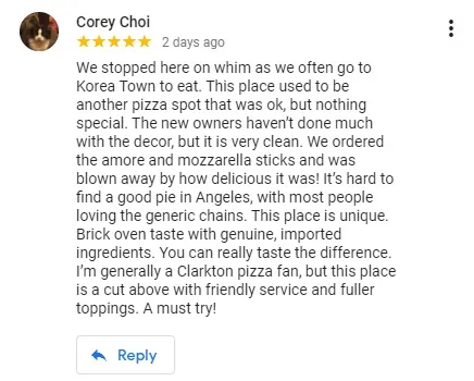 Google customer review