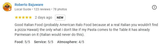 Google customer review