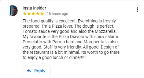 Google customer review